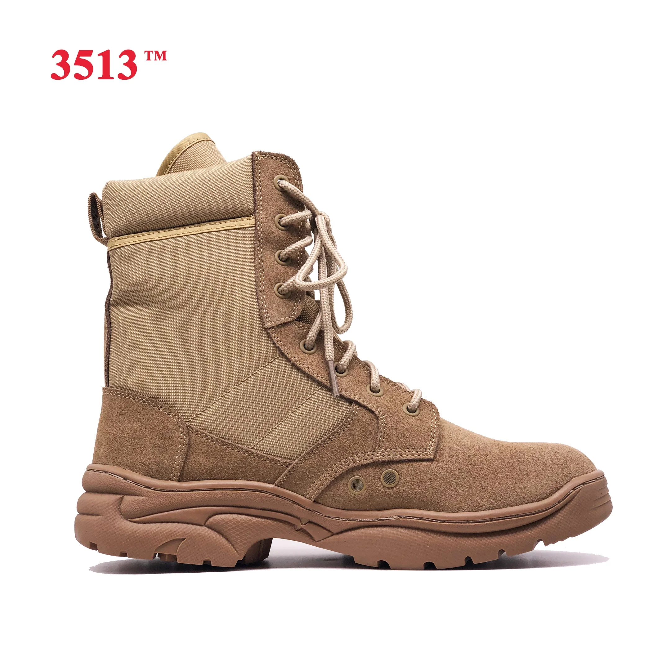 brown suede leather desert boots lace up breathable combat boots men tactical delta combat boots