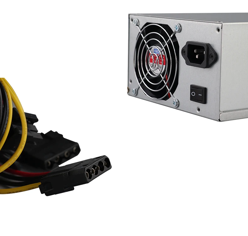 Блок питания для ПК 2000 Вт блок компьютера 8 GPU ATX 12 В 24 контакта источник