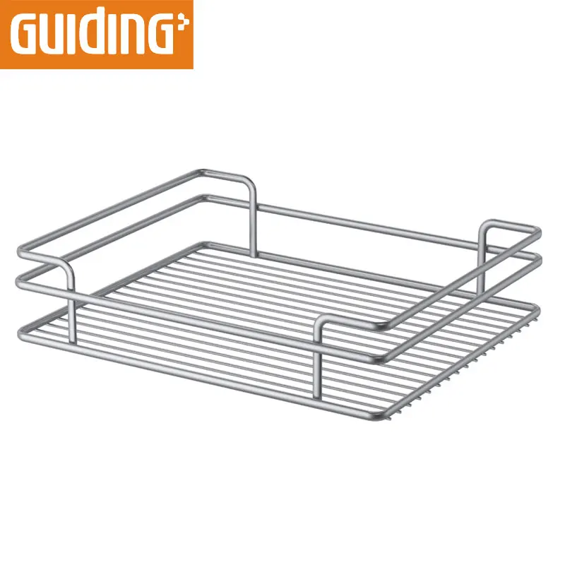 Soft closing  Kitchen Cabinet Organizers Nano Sliding Wire Shelves 2-Tier Magic Corner for Kitchen Corner