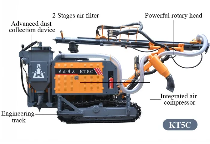 Взрывной встроенный карьер для добычи горных пород на буровой установке