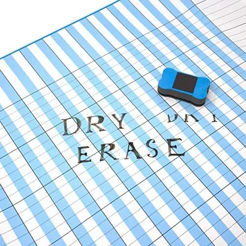 Youngever 6 Pack Multi-Color Dry Erase Board Laminated 120 Star Stickers Chore Responsibility School Attendance Homework