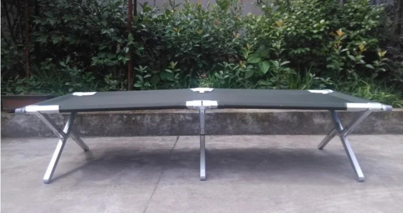 Steel Pipe cot Camping tent cot Foldable Cot for Disaster Relief, Camping, hiking