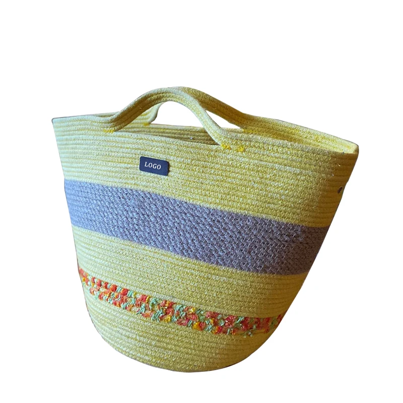 Cotton Tote Bag Grocery Tote Shopping Bag Eco-friendly Supermarket Reusable Handbags Shoulder Large Capacity Woman Bags