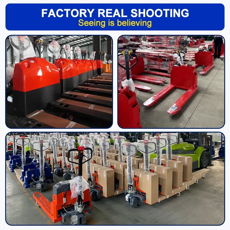 China Factory 3000kg Hydraulic Electric Pallet Truck Truck  Pallet Jack Pallets Truct