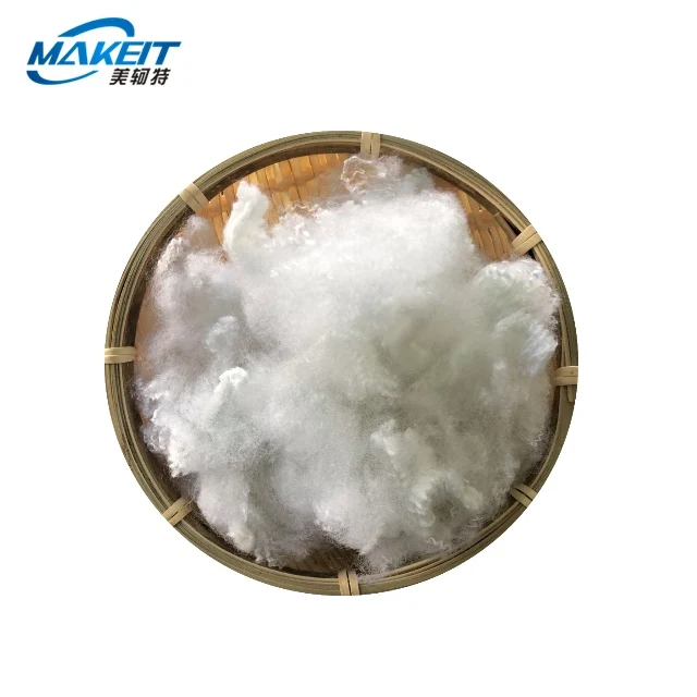 7D 64MM Hollow Conjugated Siliconized Polyester Stable Fiber