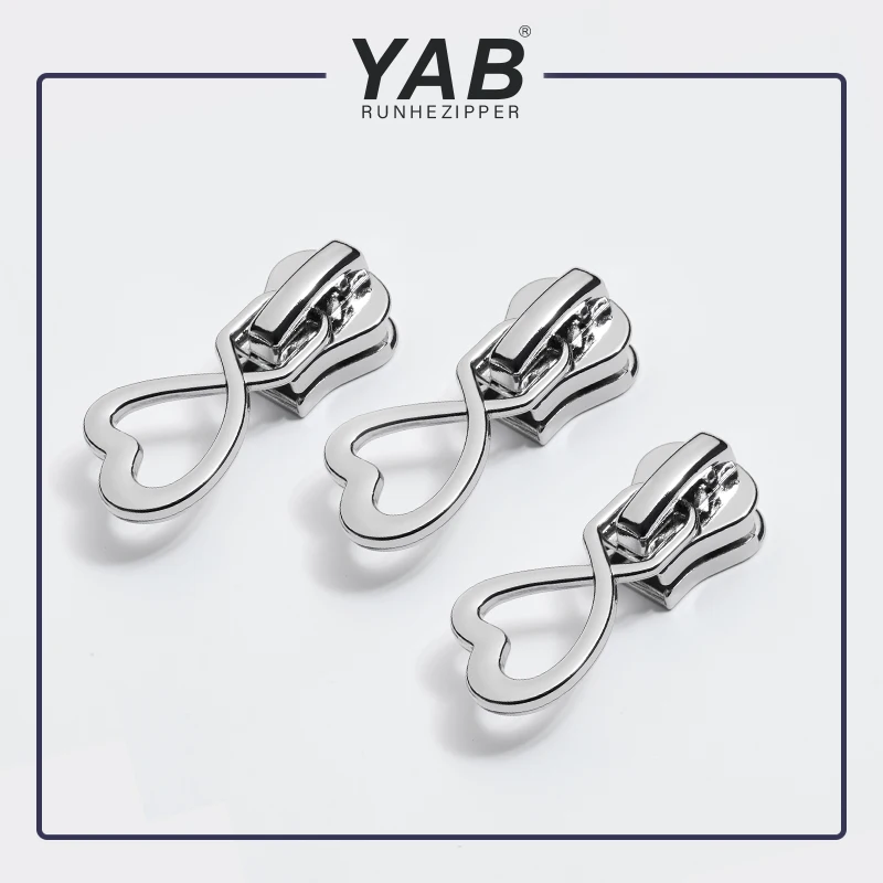 YAB 5# Eastern Europe Market Metal Zipper Slider And Puller For Garment Home Textile And Bags