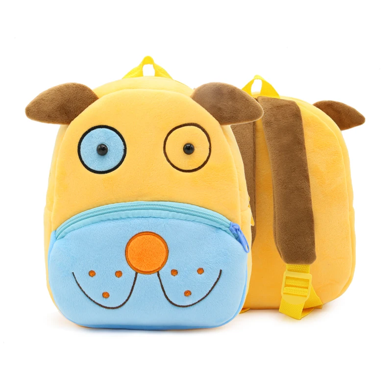Factory wholesale selling cute animal children backpack high quality Arcuate Shoulder Strap zipper school bags