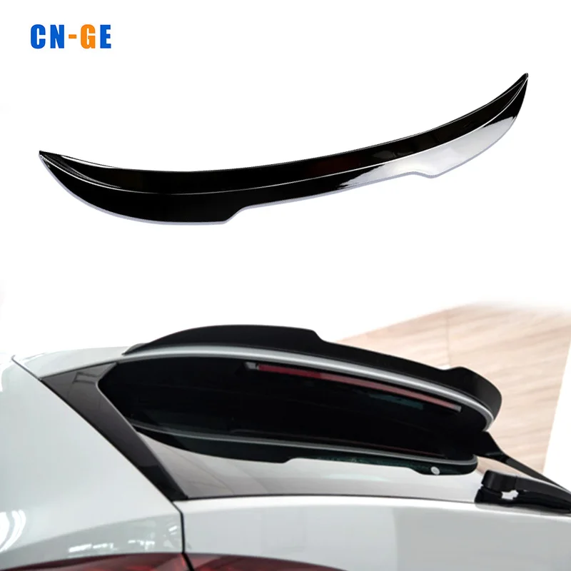 Plastic ABS gloss Black or Carbon fiber look rear spoiler extension Parts for skoda octavia RS MK4 2019+