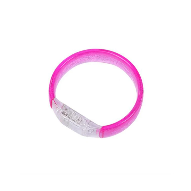 LED Flash Bracelet Glowing Bracelet Halloween Party Supplies Favors Light Up Toys Gift Neon Carnival Birthday Wedding Party Game