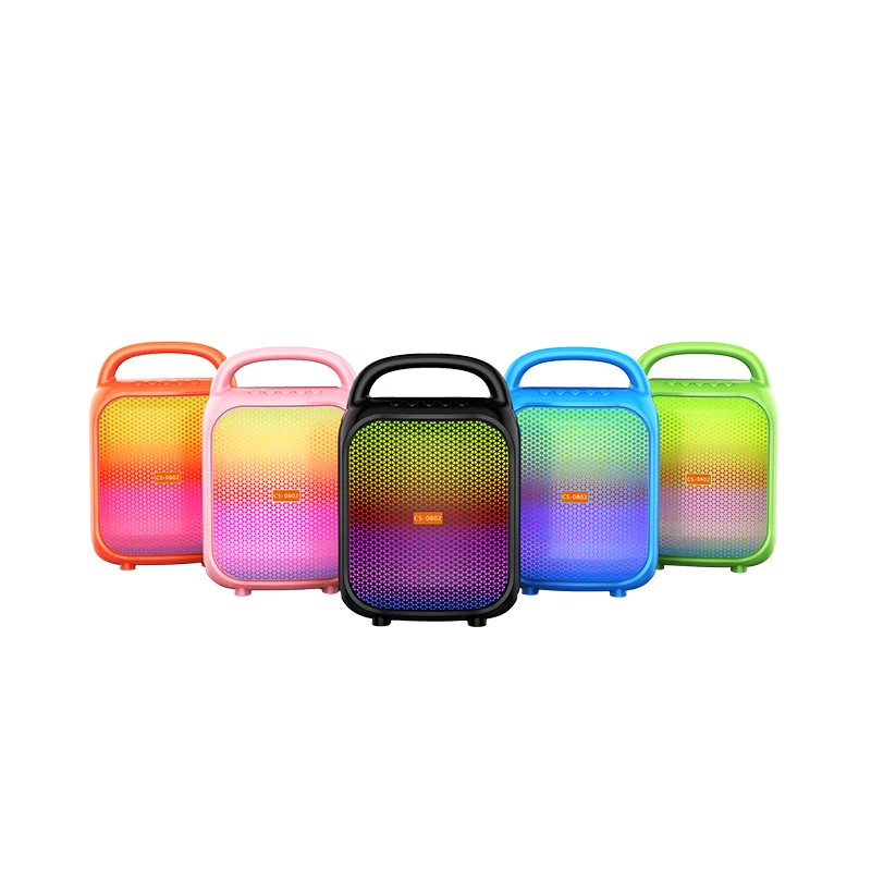 8-inch rechargeable multi-function wireless portable BT speakers outdoor party home theater TWS connection wireless speakers