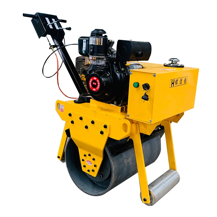 super promotions VR600P/S Hot sale manual road roller 13.5KN single drum with gasoline/diesel engine for sale