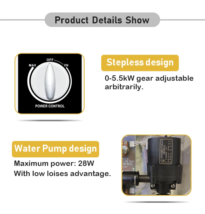 Factory Wholesale Household Instant Shower With Pump House 220v Electric Hot Water Heater