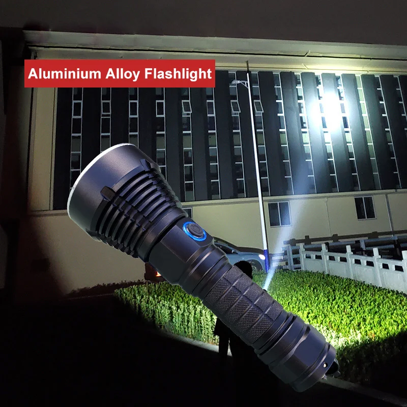 Wholesale Ultra Bright Flashlight Safety Hammer 3600 Lumens Charging Phone Outdoor Torch T40 LED Flash Light Emergency Lighting