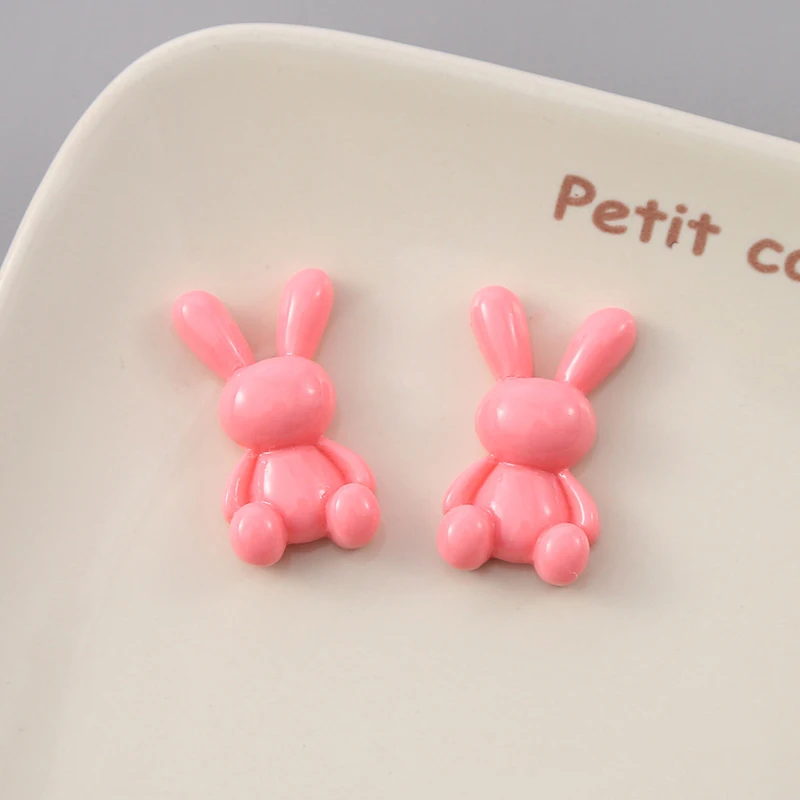 Cartoon Violent Bear Peach Heart Cream Glue Mobile Phone Shell Accessories Pencil Box Mirror Handmade Jewelry DIY Materials