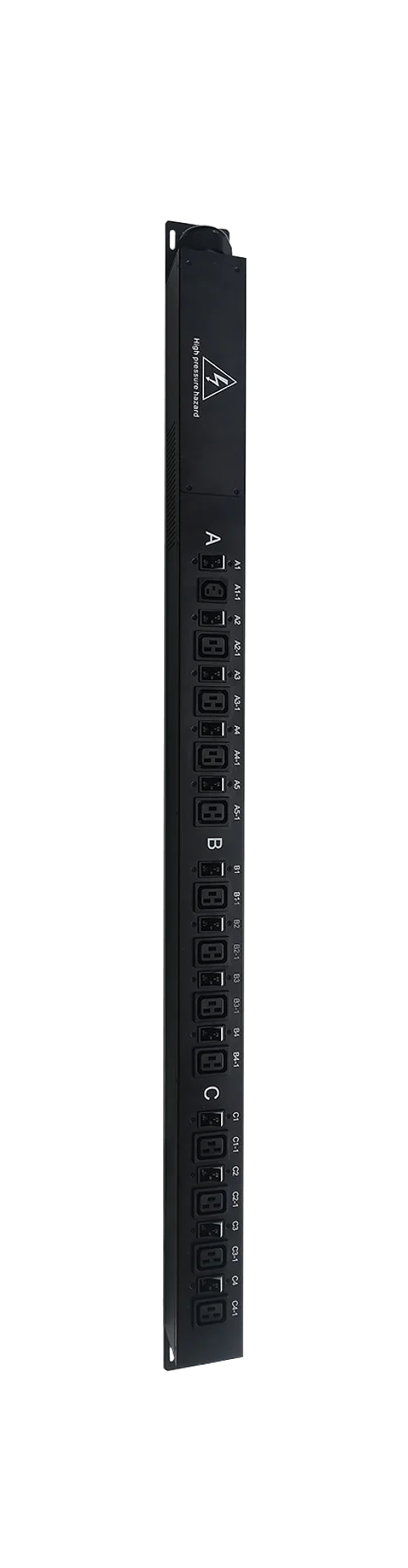 Wholesale Convenient Black Horizontal Installation Sheet Metal 63A Connector 415V Basic Pdu