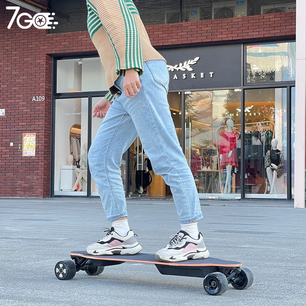 EU US warehouse Drop shipping fast delivery PU wheel e-skateboard with remote Professional City road electric skateboard