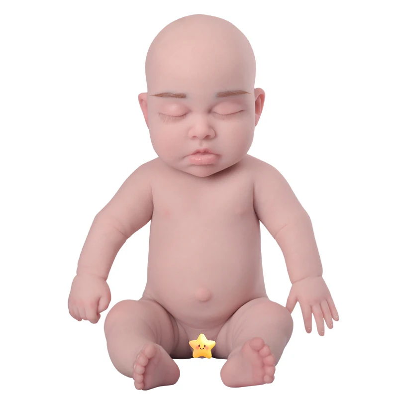 Look Real Lifelike Newborn Silicone Vinyl Sleeping Reborn Baby Doll Girl Named Twin A