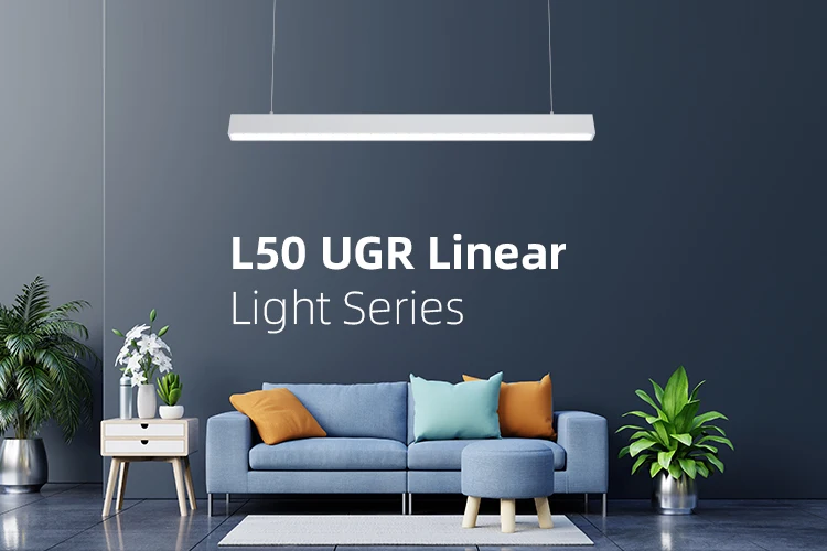 Энергосберегающий линейный светильник Dolight L50, подвесной Светодиодный линейный светильник