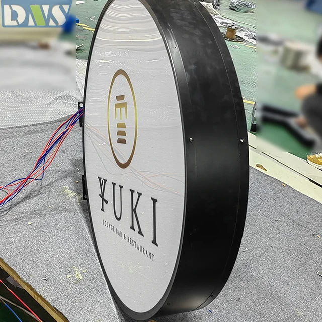 letter lights wall outdoor double sided led sign product light box