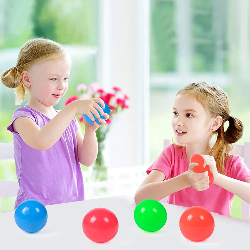 
TikTok Hot Decompression Fidget Toys 4.5cm Glow in the Dark Anti Stress Wall Ceiling Magic Sticky Ball 