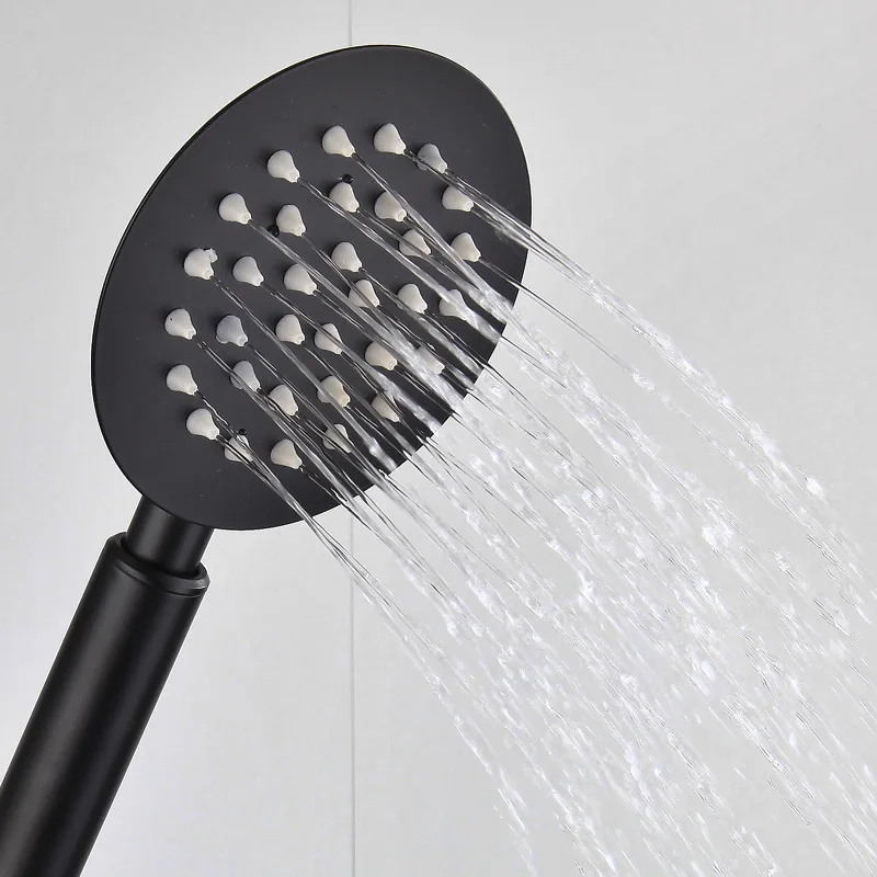 304 Stainless Steel Smart Thermostatic Shower Set Booster Nozzle Cross Shower Hot And Cold Shower Set