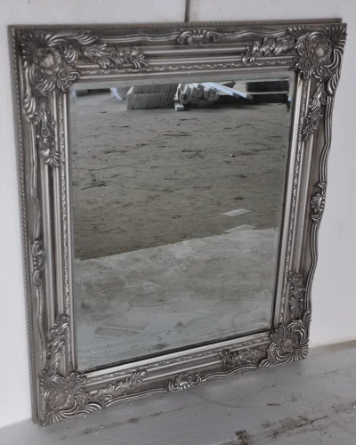 Hot sell Wood grain frame Tall Floor decorative mirror for Hotel decor