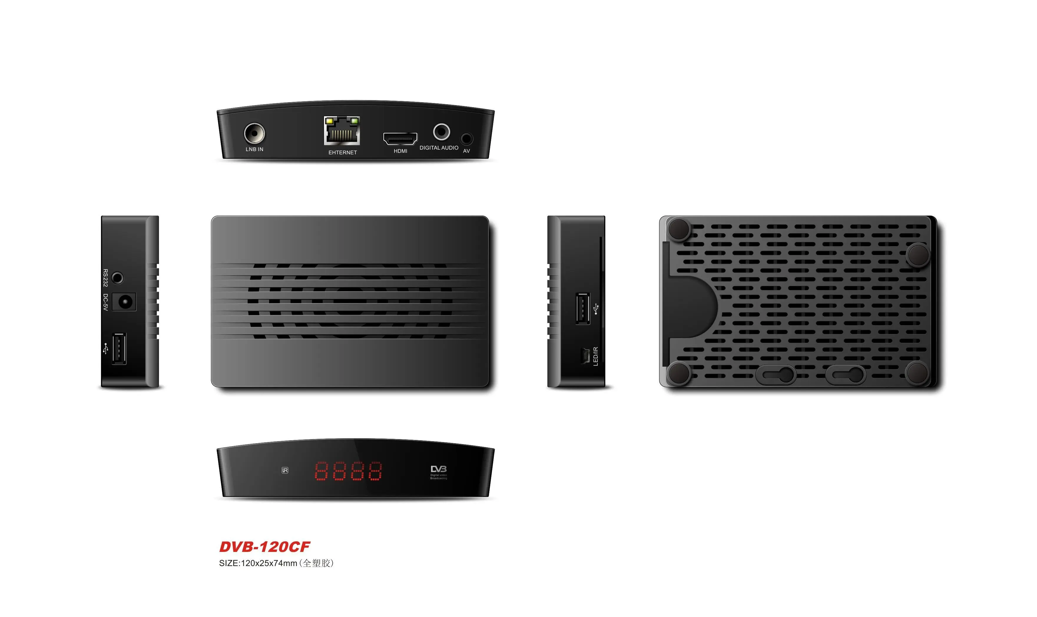 High quality best price dvb s2 decoder for encrypted channels with wifi  dvb s2 modulator