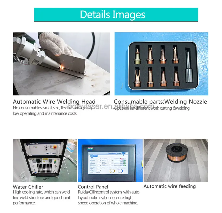 Laser Manufacturer Collaborative Handheld Laser Welding Machine Stainless Steel Metal Robot Automatic Continuous Welding
