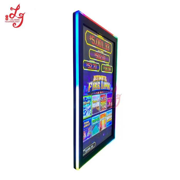 Low Price 43 Inch 3M Bally Gaming Monitor Pog FireLink Touch Screen Monitor Multi Infrared Touch Monitor With Side LED Light