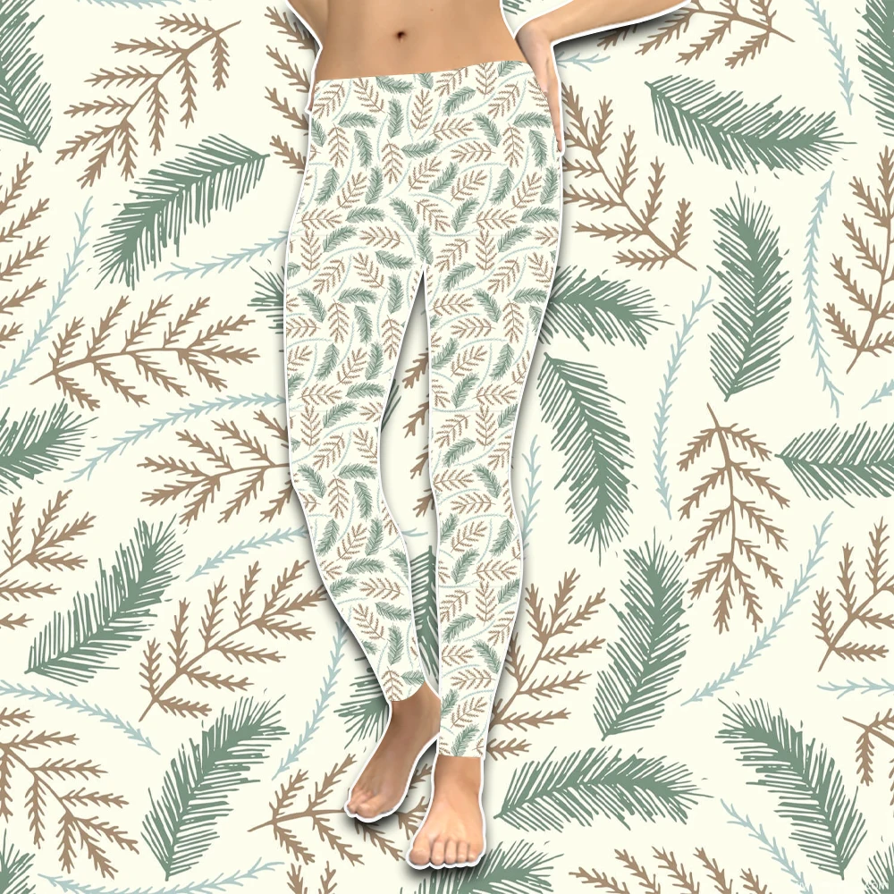 Wholesale Buttery Soft Polyester Spandex Girls Fashion 3d Custom Milk Silk All Over Print Leggings For Women