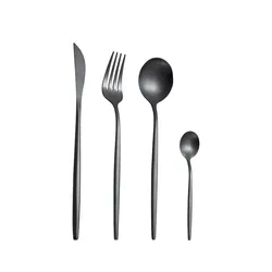 royal gold colour cutlery set wedding silverware hotel polish cutlery set manufacturers 18/10 stainless steel flatware