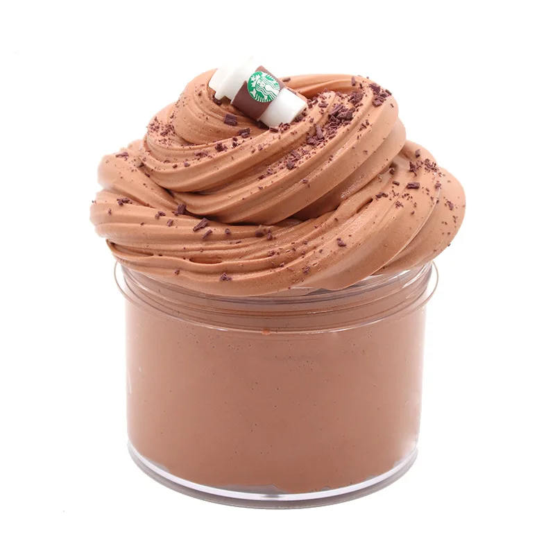 2020 New Hot Selling Slime Toy Set Soft Color Brinquedo EN71 Kids Cotton Mud Foam Cotton Clay Fluffy Slime Super Light Clay