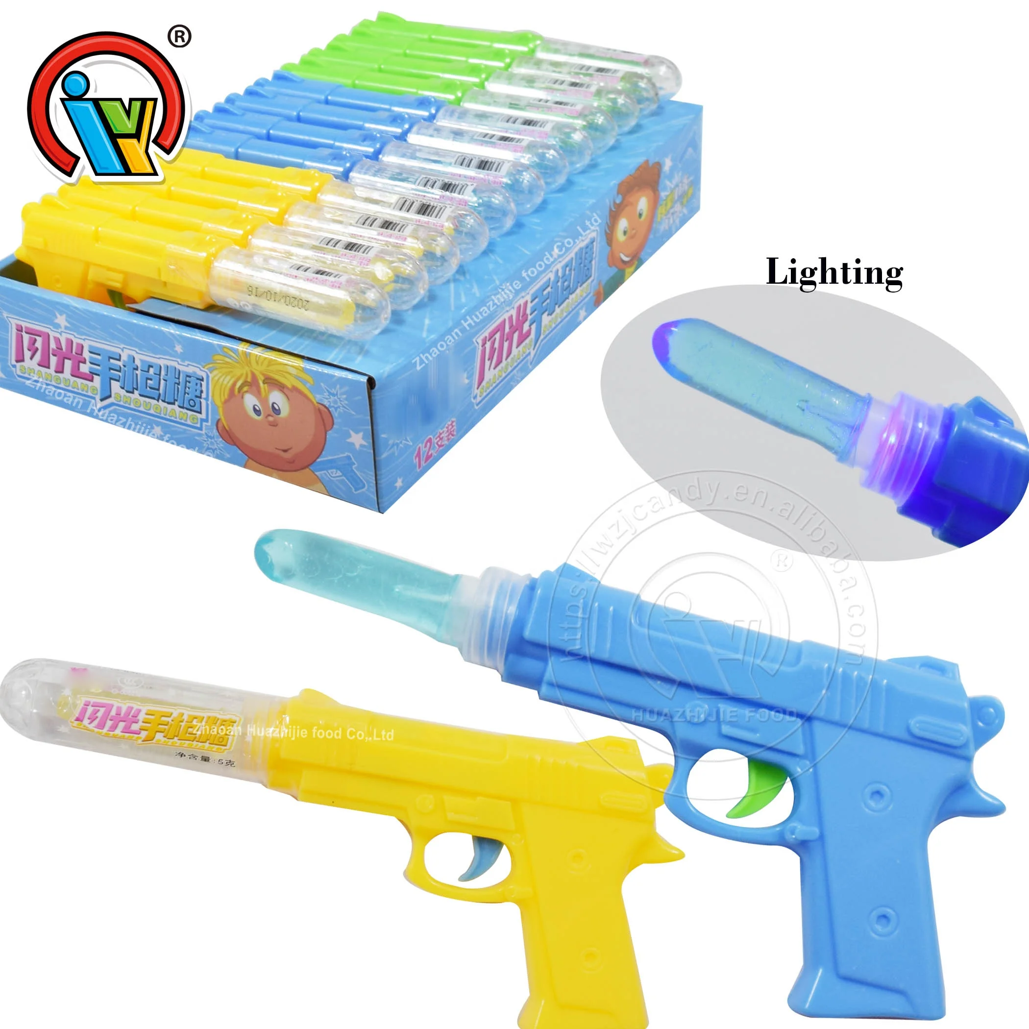 China manufacturer light toy candy for kids