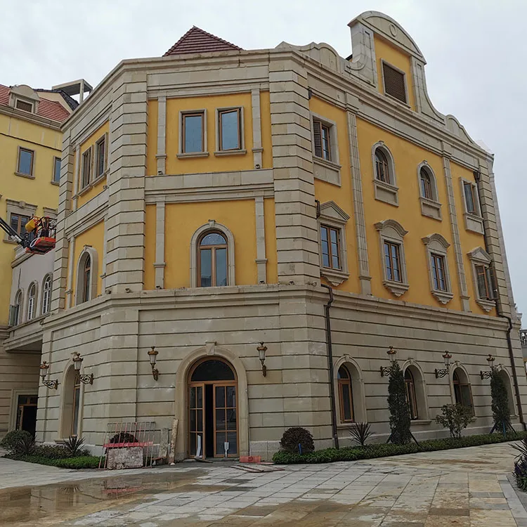 100% natural beige color sandstone tiles for wall decor