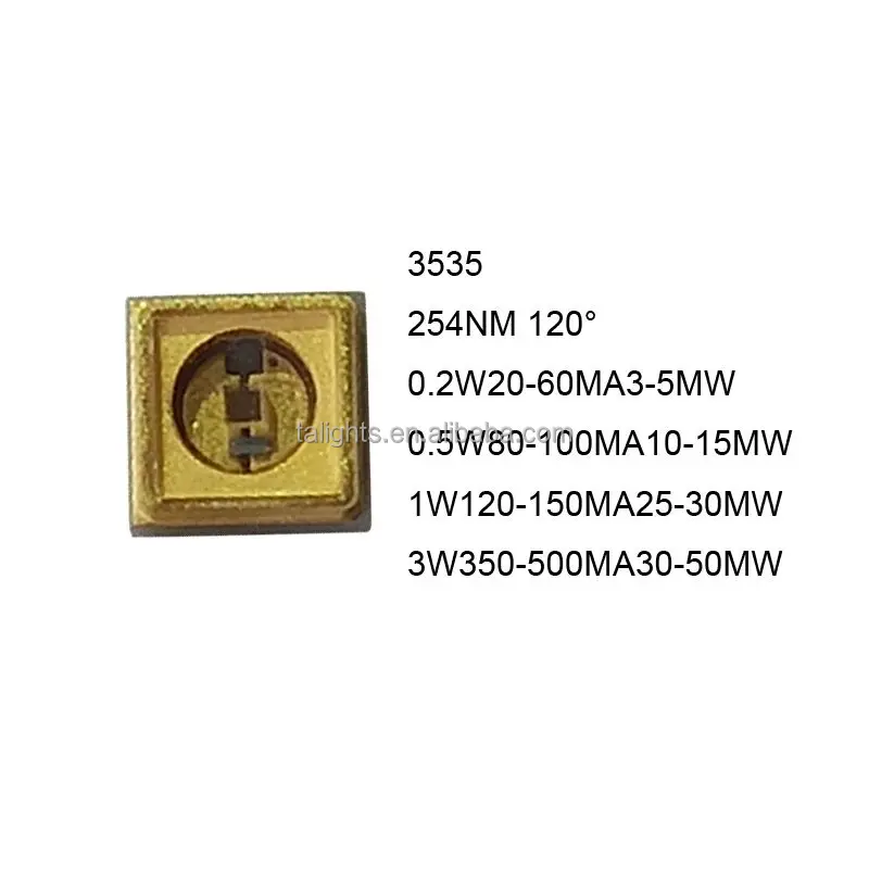 3535 Smd Uvc Uv-b глубокий Ультрафиолетовый диод 254nm 280nm 265nm 310nm 255nm uvc светодиодный