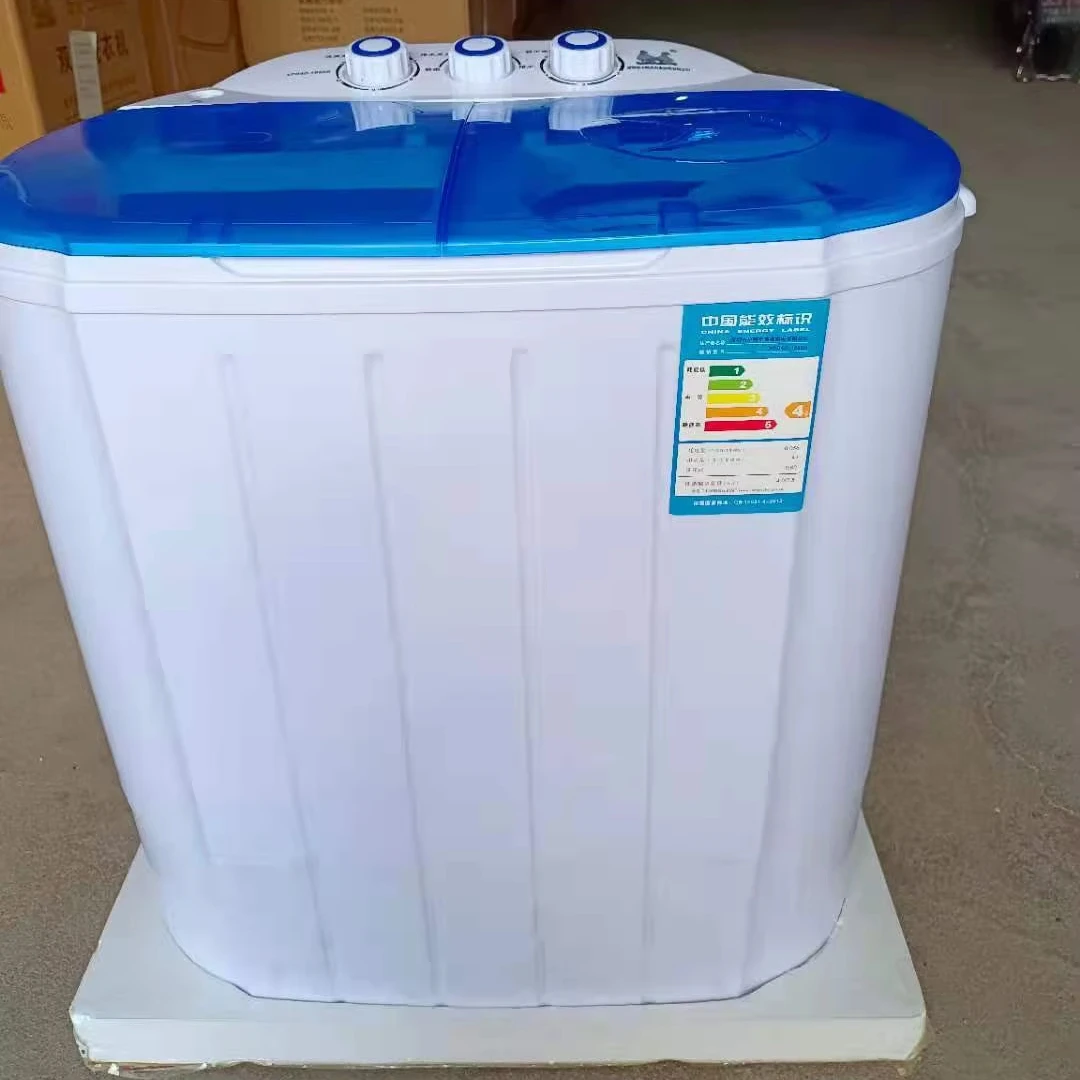 Factory direct clearance processing two buckets of household baby clothes semi-automatic 4kg washing machine