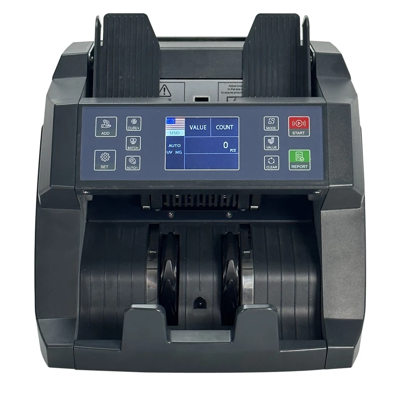 Touch panel TFT display with Flag Money Counter 1000 pcs/min Front Loading Banknotes Counter Bill notes Counting Machine