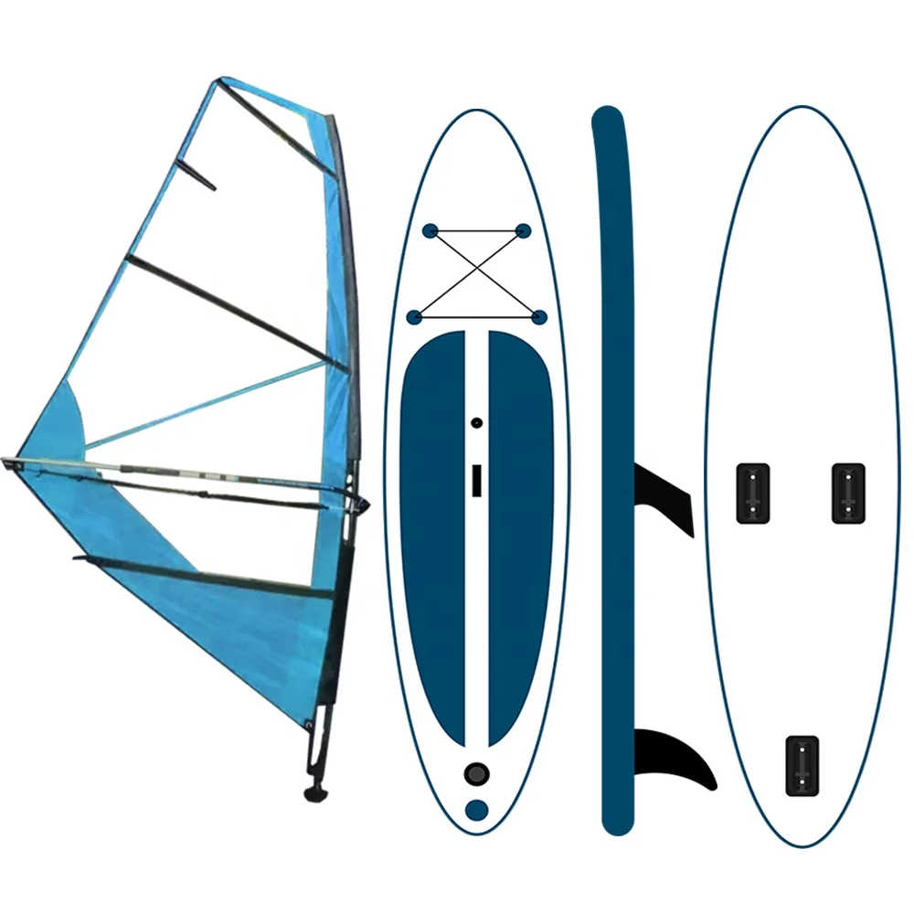 BSCI / EN Wholesale Hot sale Wood Paddle Board inflatable surfboard inflatable sail windsurf isup