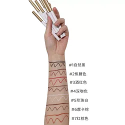 Matte Eyeliner Gel Pencil Easy to Wear Colorful White Yellow Blue Eye Liner Pen Cream Makeup Cosmetics