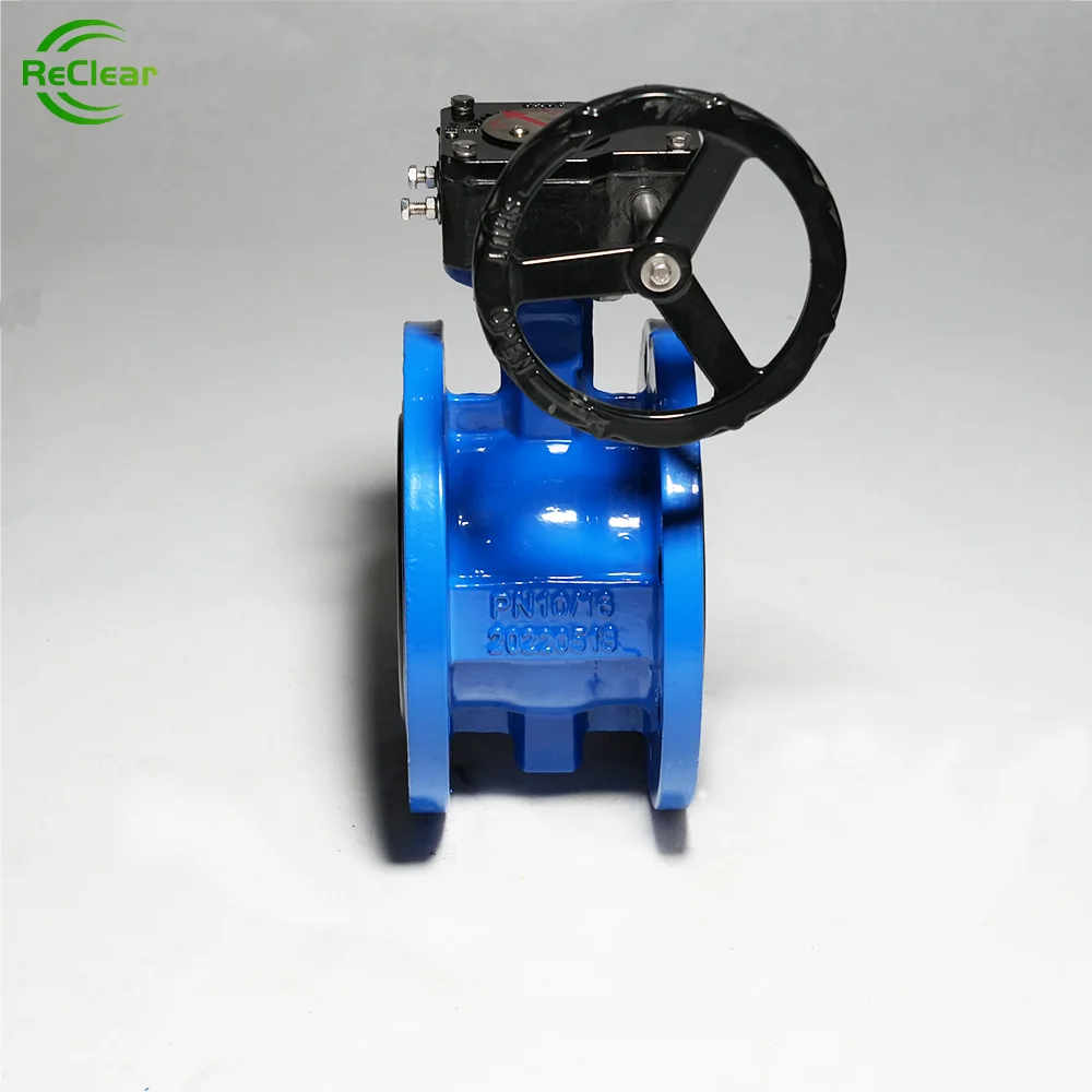 D343w Pn16 Dn40-Dn150 нержавеющая сталь 304 Cf8 трехэксцентриковый жесткий уплотнительный фланцевый клапан-бабочка