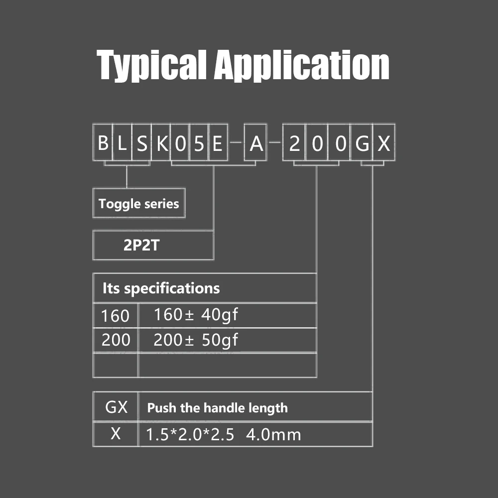 Низкопрофильный Прямоугольный переключатель слайда 0 3а мини-размер 12