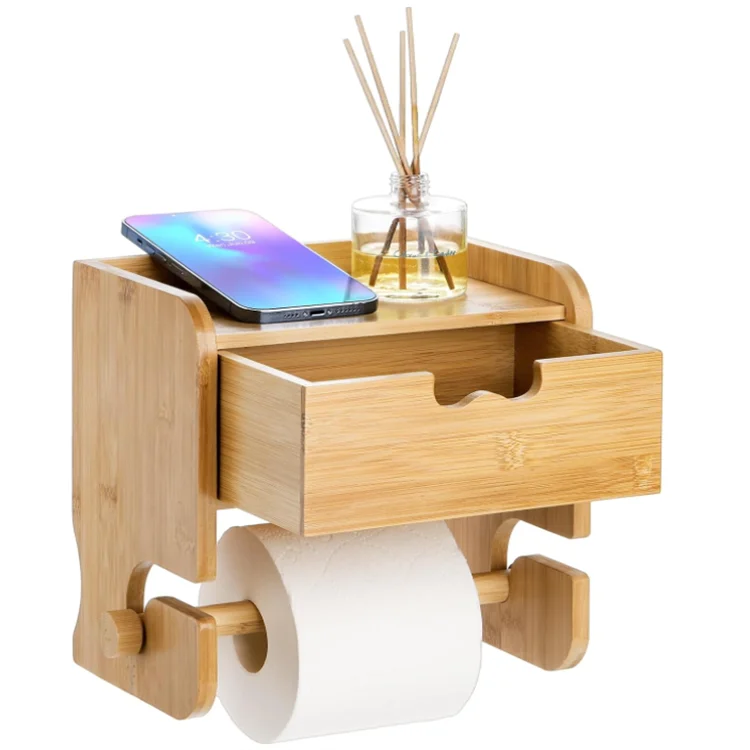 Multifunctional Office Space Organizer Plastic Metal Fabric Toilet Paper Holder with Storage Box Kitchen School Jewelry Tools