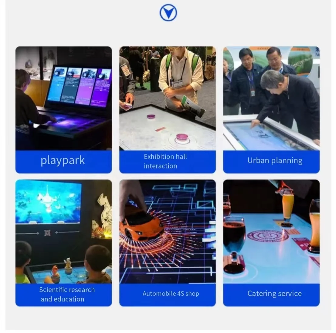 Object Recognition Table Screens Interactive Tangible 3D Tabletop Touch System Exhibition Display for Museums Virtual Tour