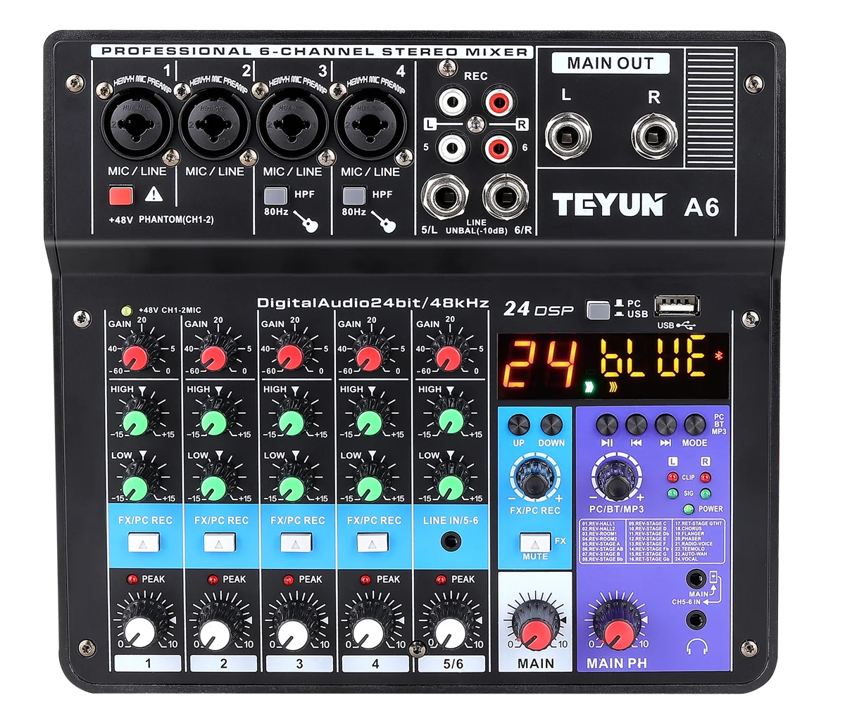 New Design soundcraft ui24r Mixer Console 6 Channel Audio For Wholesalesusb audio interface  PC sound card audio interface  APP