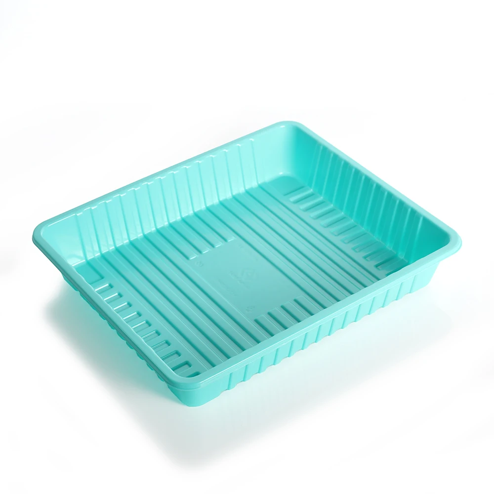 Disposable Food Tray PP Plastic  Packaging Fruit Vegetable Fish Meat Frozen Food Tray