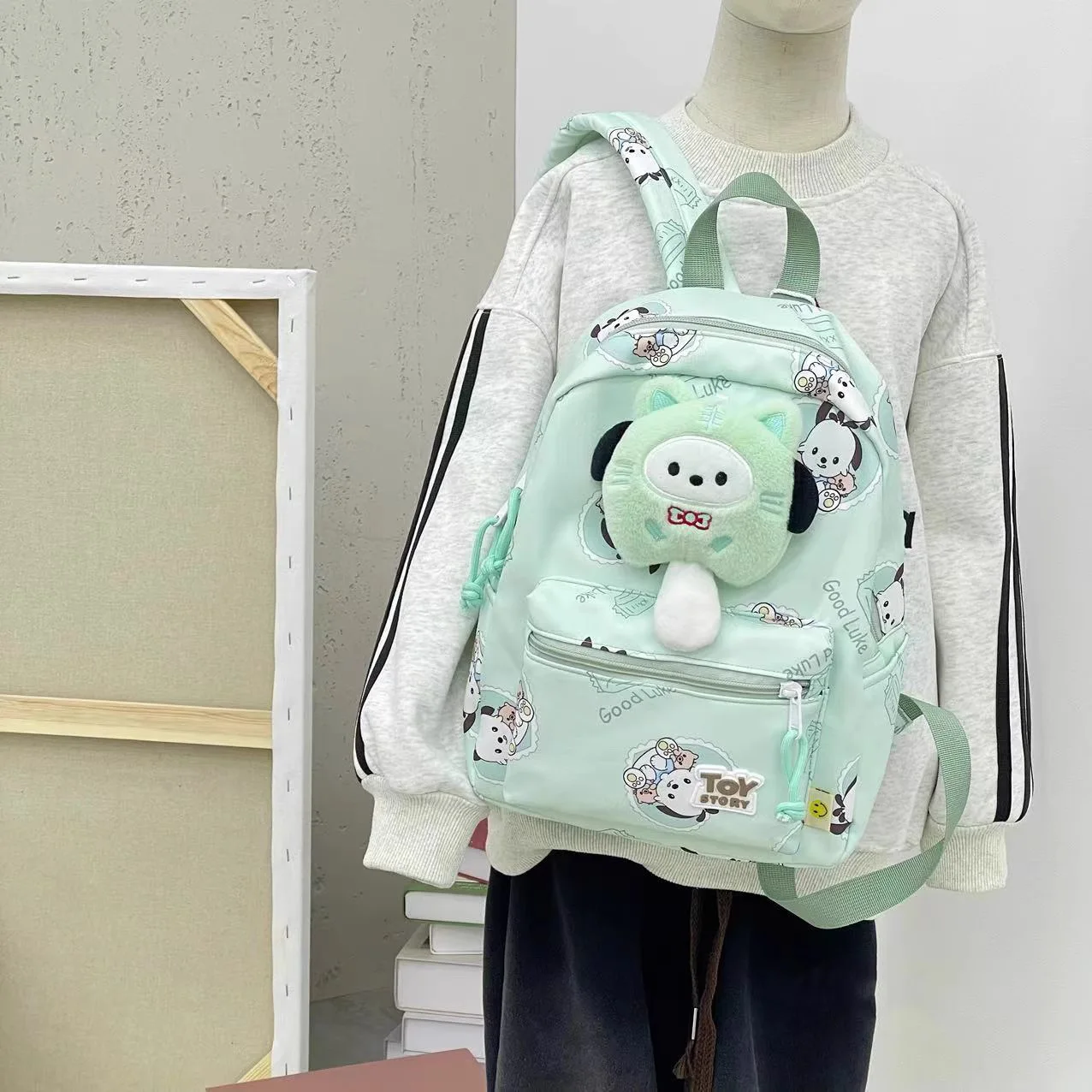Kawaii Anime cartoon Bag Backpacks Kindergarten Ultra Light School Bag