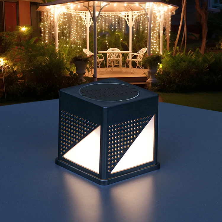 Solar Post Cap Lights Outdoor Waterproof Solar Powered Deck Fence Post Lights for 4x4 Wood/Vinyl Posts