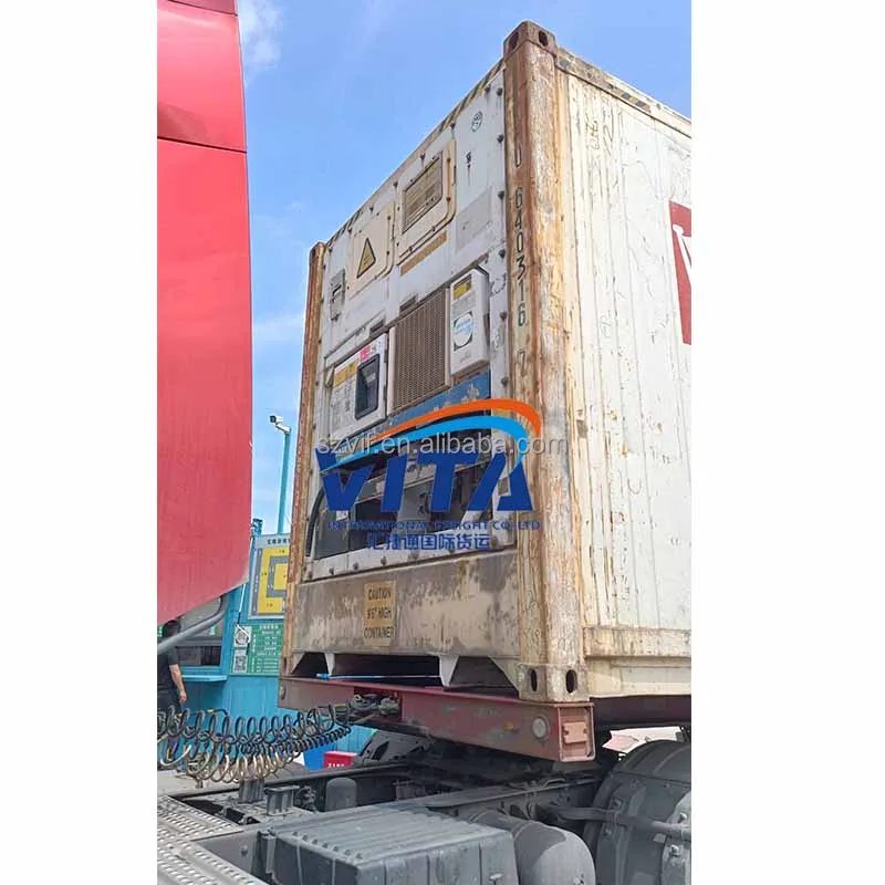 Refrigerated Container Reefer Container 40 Feet Second Hand Shipping From Ningbo Shanghai Qingdao