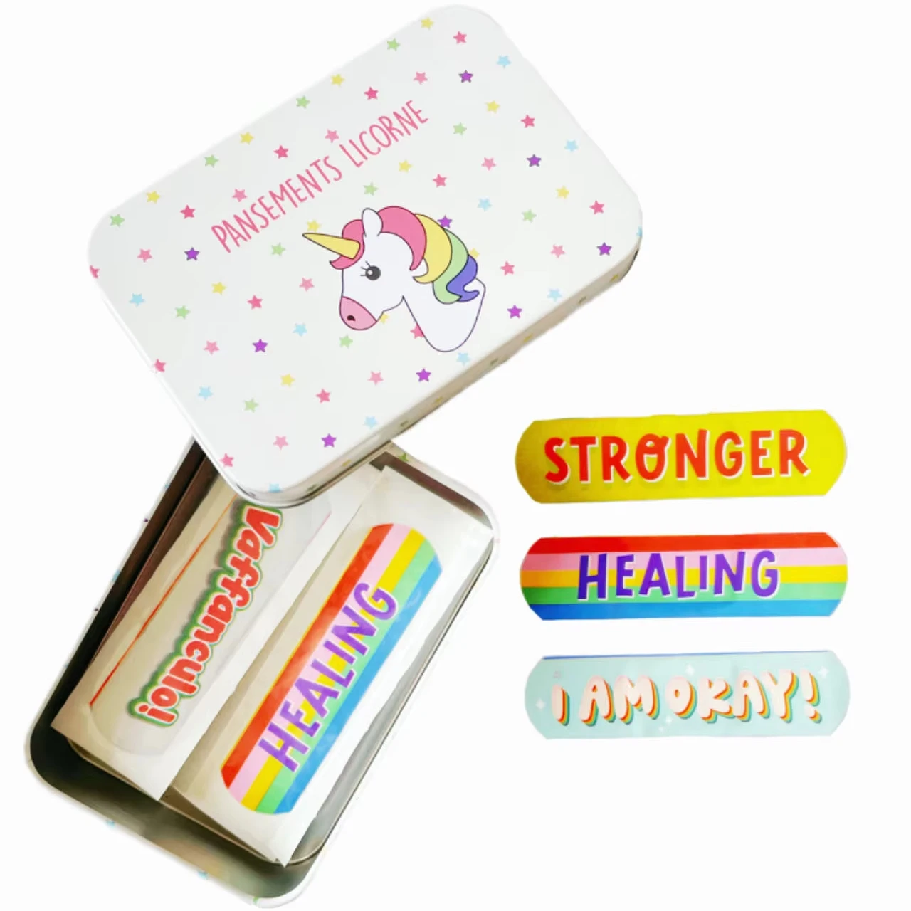Custom PE High Absorbency Cartoon Waterproof Liquid Band-Aid Wound Plaster Bandage Adhesive Band Aids