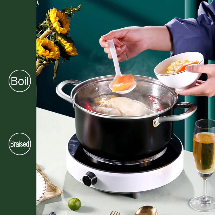 Hot Sale 8 Pcs Sets Of Pots Cookware Casserole Sets Stainless Steel Cooking Pot Sets With Glass Lids